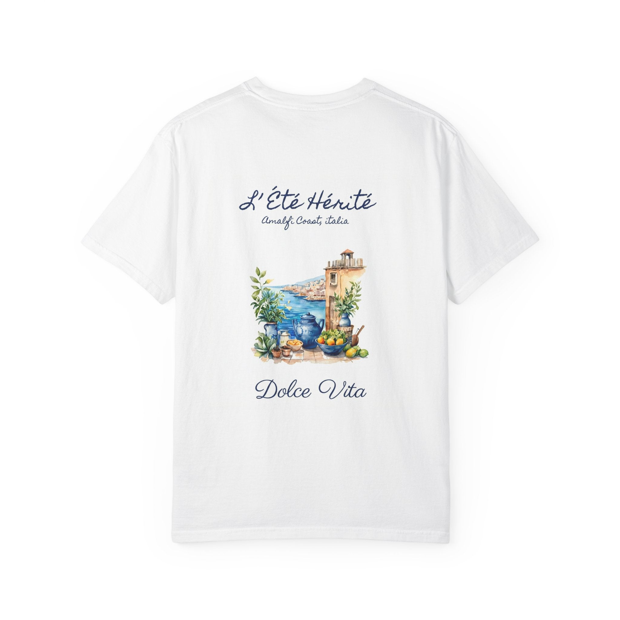 Dolce Vita Italian Riviera T-Shirt - Amalfi Coast Premium Cotton Tee | Old Money Aesthetic