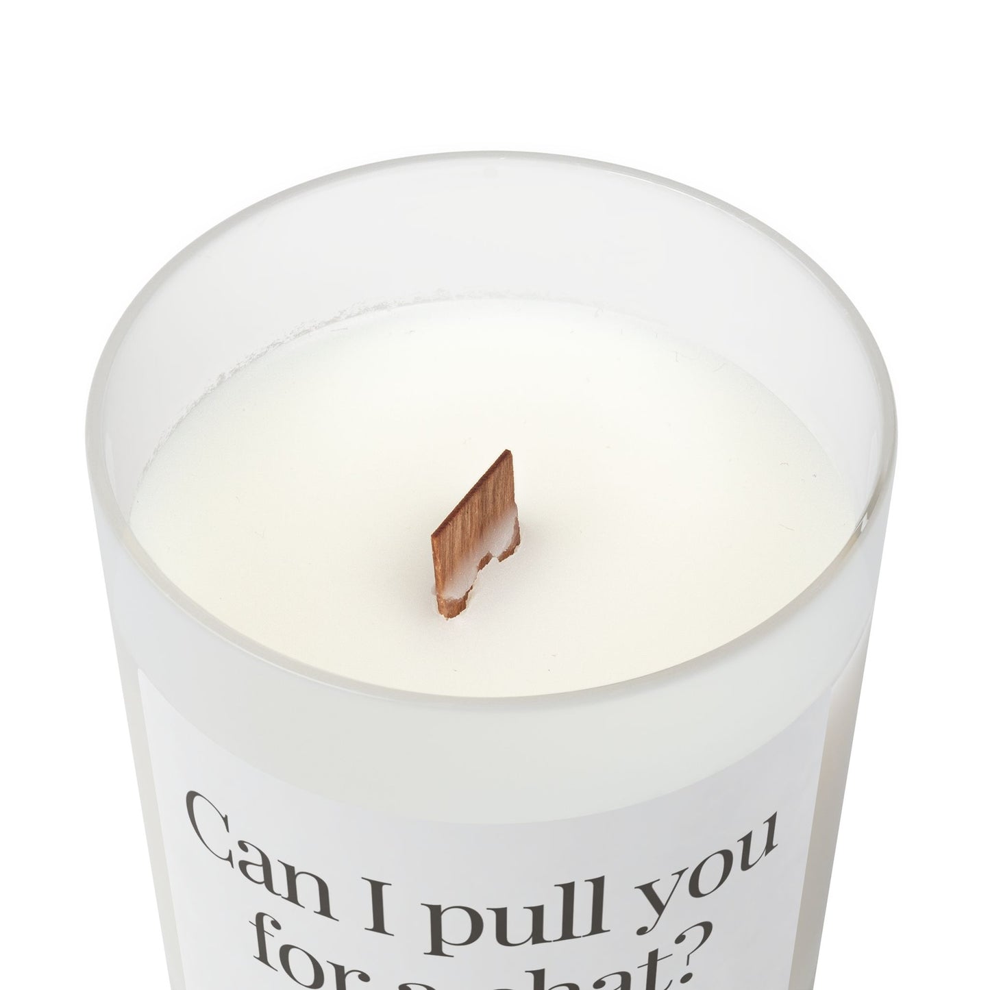 Frosted Glass Candle, 11oz