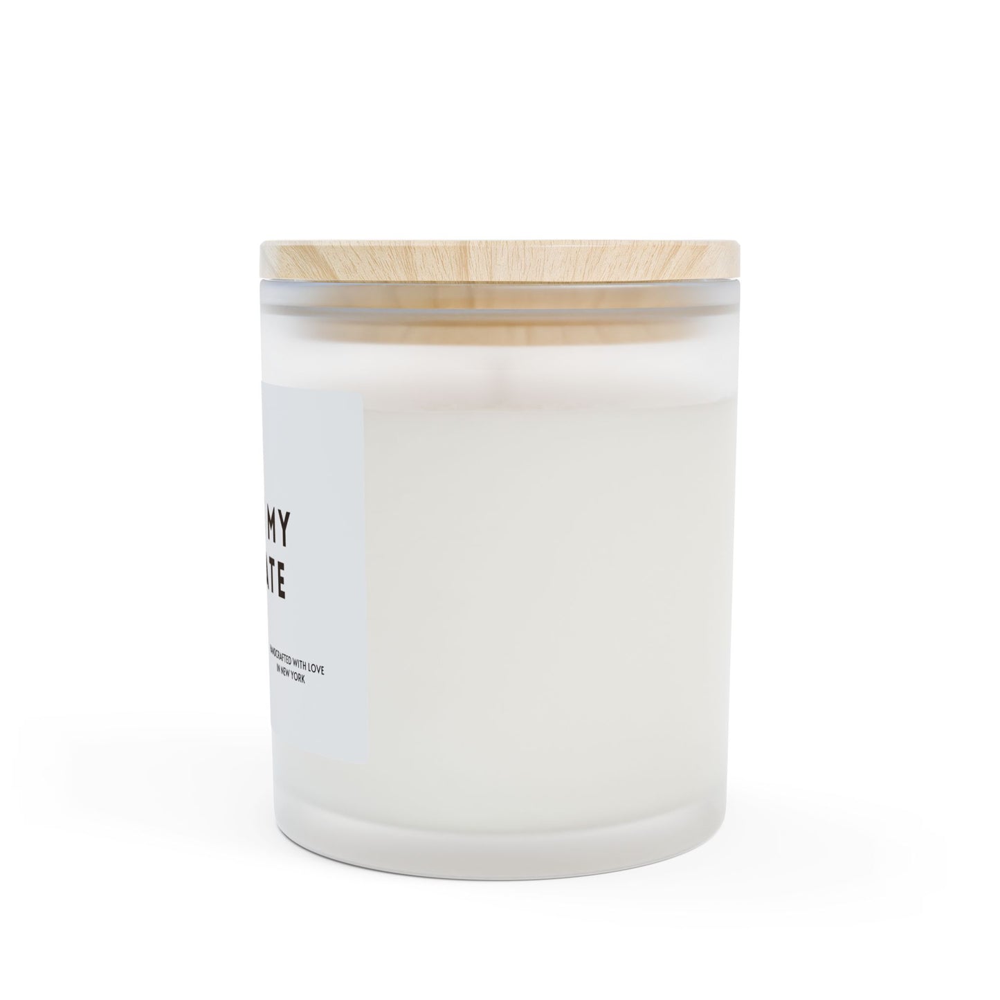Frosted Glass Candle, 11oz