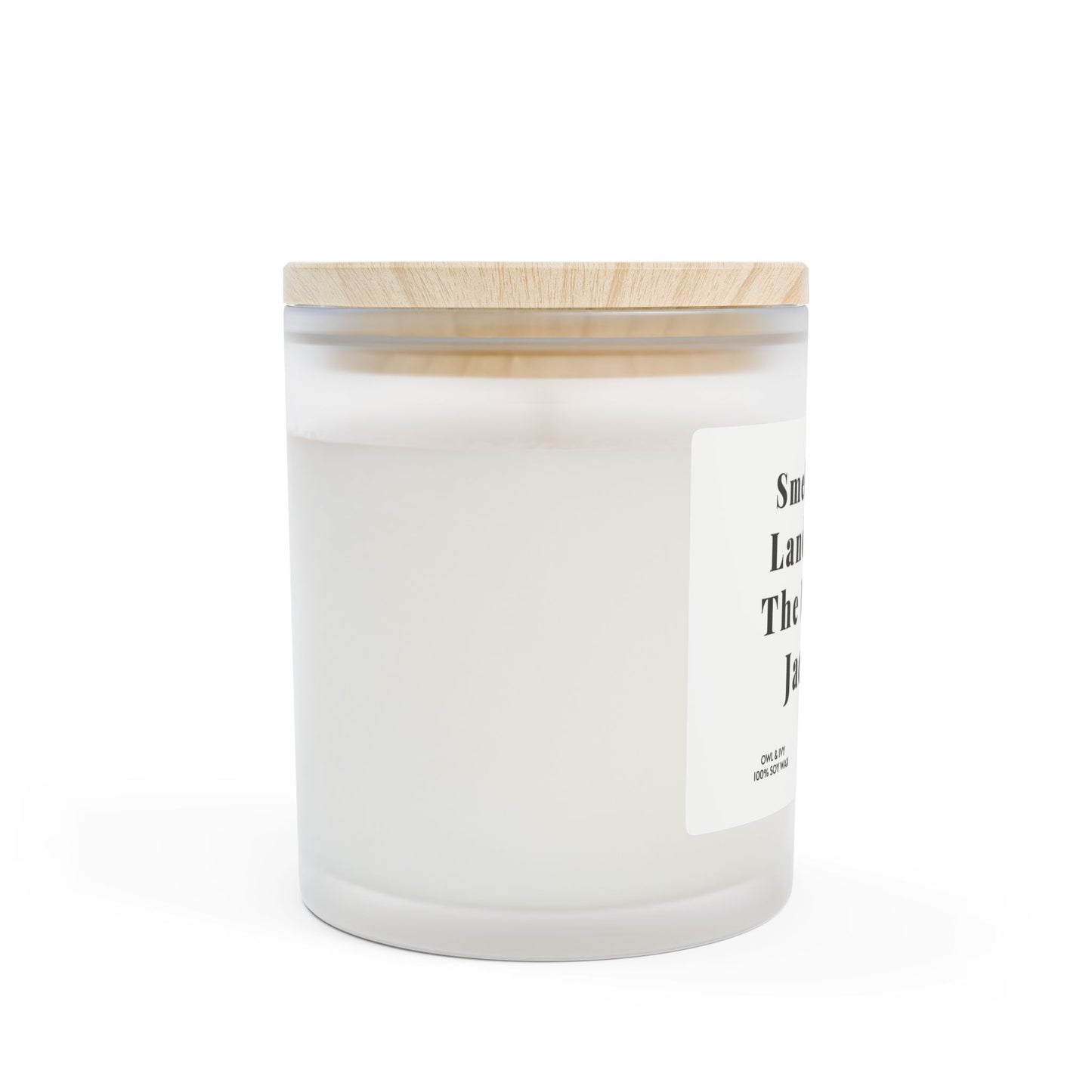 Frosted Glass Candle, 11oz