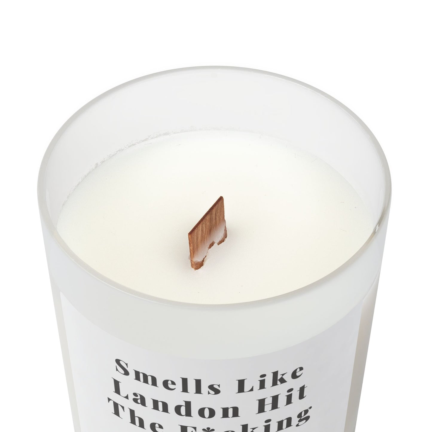 Frosted Glass Candle, 11oz