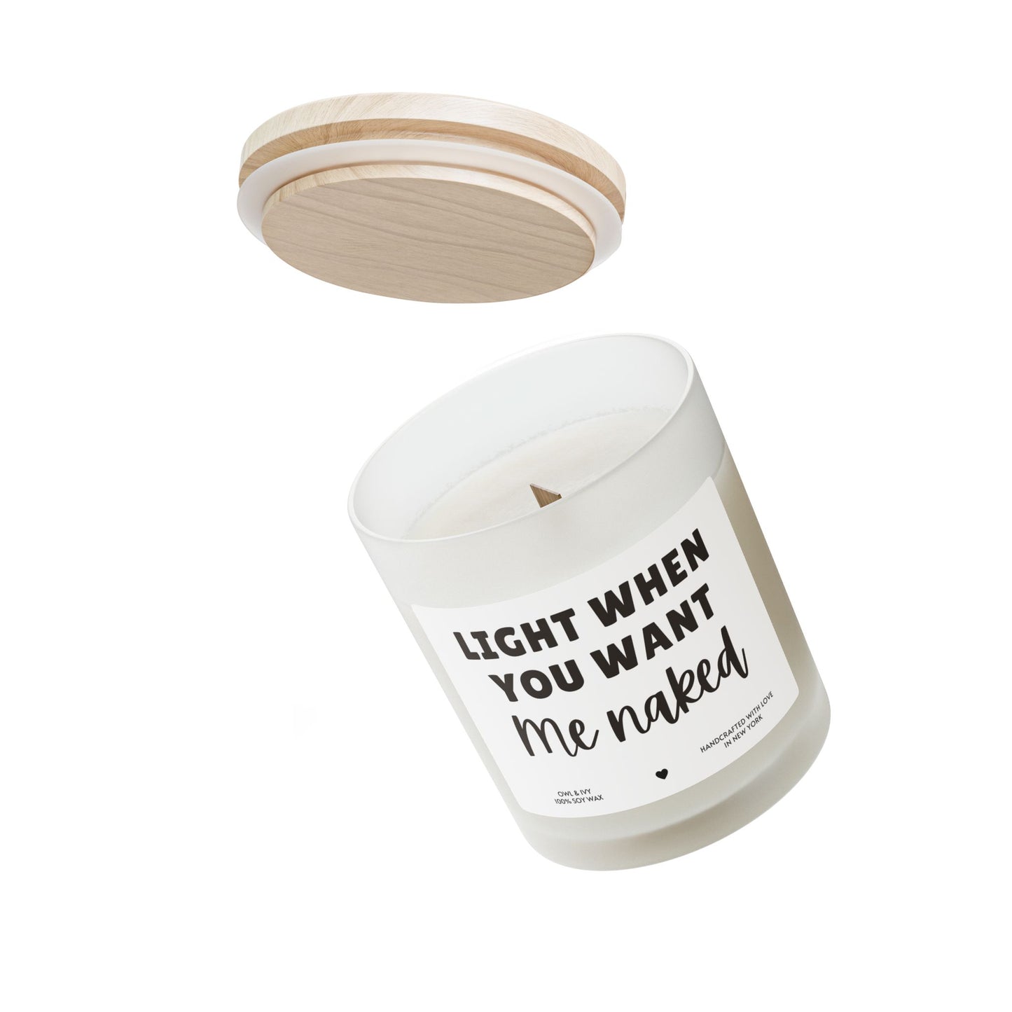 Soy Wax Candle, Funny Gift for Her, Couples & Valentine’s Day 11 oz
