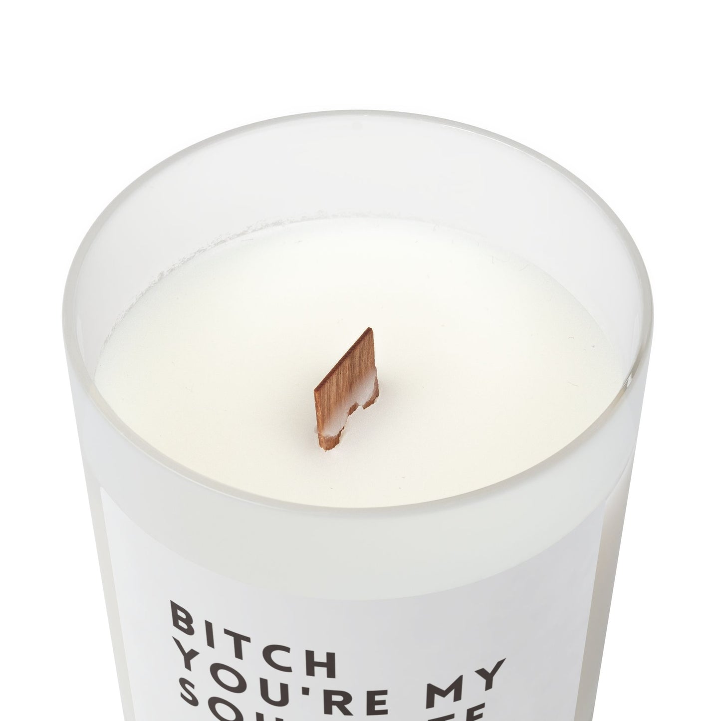 Frosted Glass Candle, 11oz