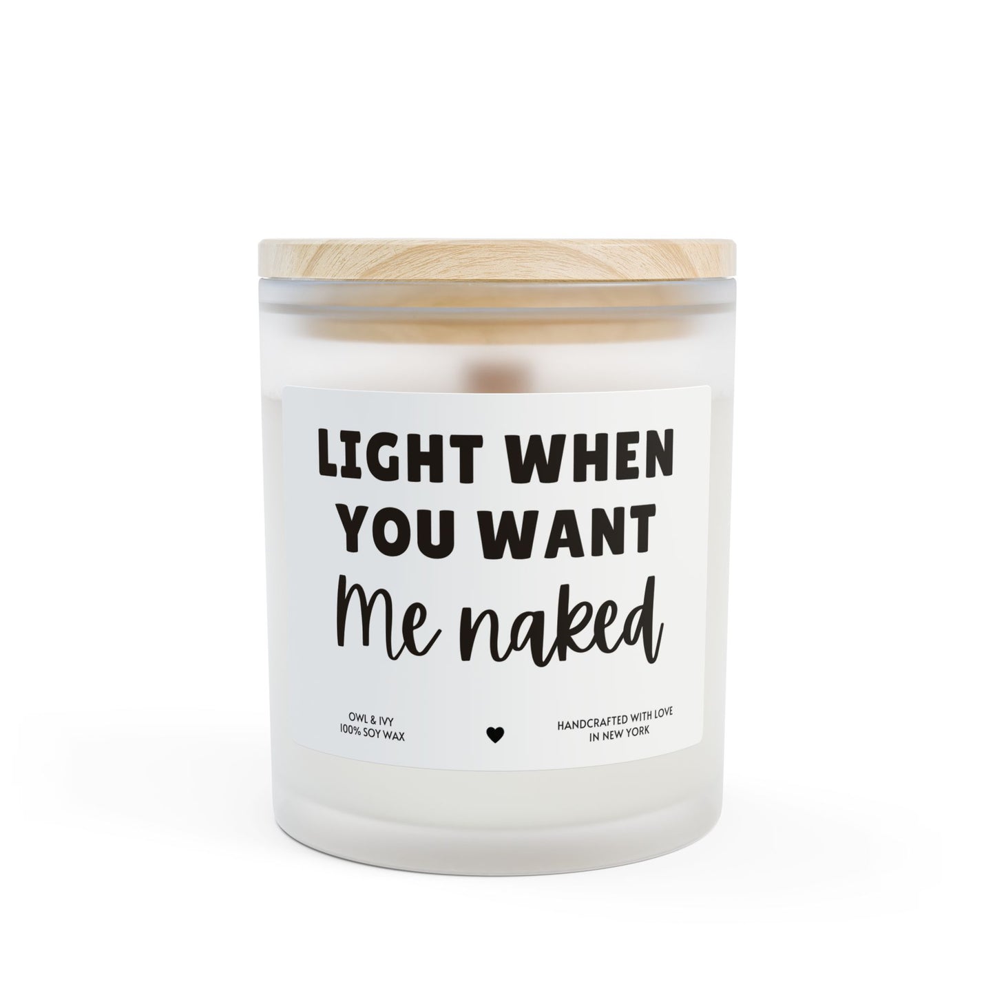 Soy Wax Candle, Funny Gift for Her, Couples & Valentine’s Day 11 oz